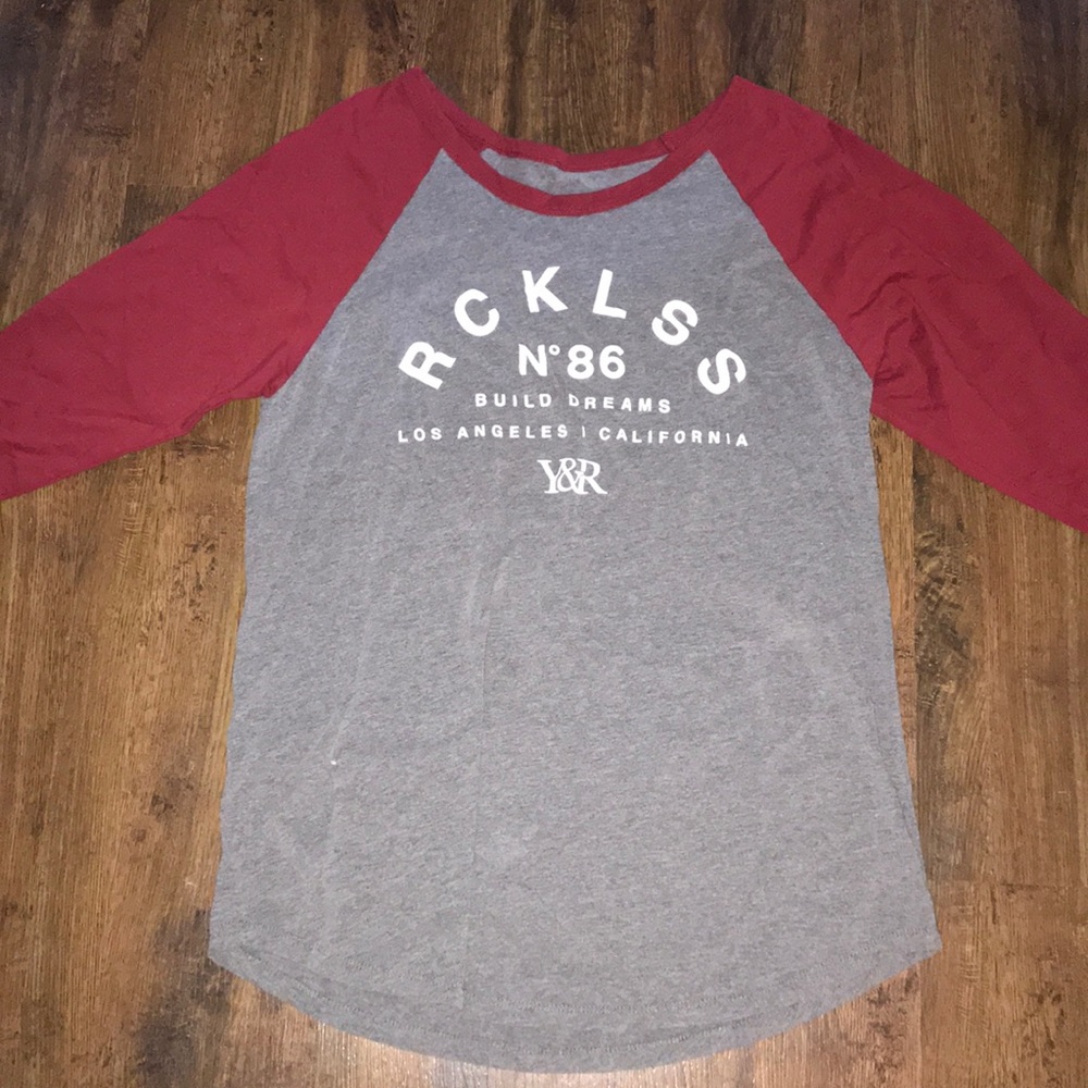 Young & Reckless 3/4 sleeve tee